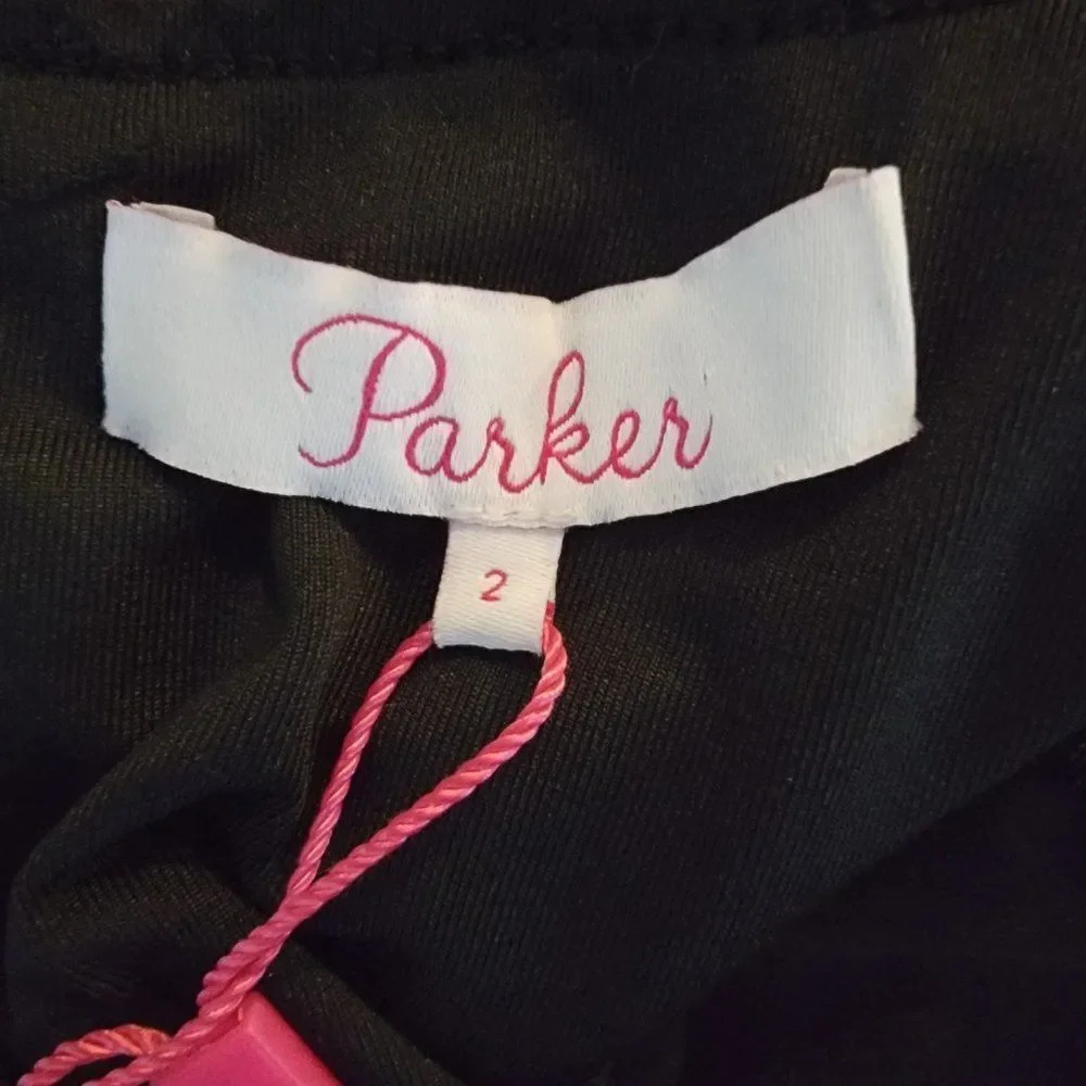 Parker Women's Briza Ruched Front Mess Mini Dress Size 2 - Picture 9 of 12